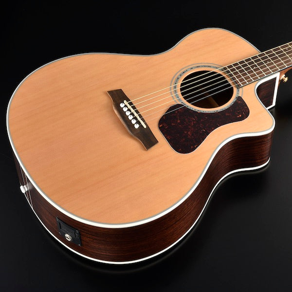 G633CE Natura Solid Cedar Top/Ovangkol Grand Auditorium Acoustic Cutaway-Electric - Satin Natural