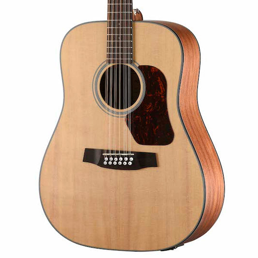 D552E Natura Solid Spruce Top 12-String Dreadnought Acoustic-Electric - Open Pore Satin Natural
