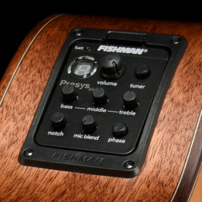 G2070RCE SupraNatura All-Solid Cedar - Mahogany Armrest Grand Auditorium Acoustic Cutaway-Electric - Satin Natural