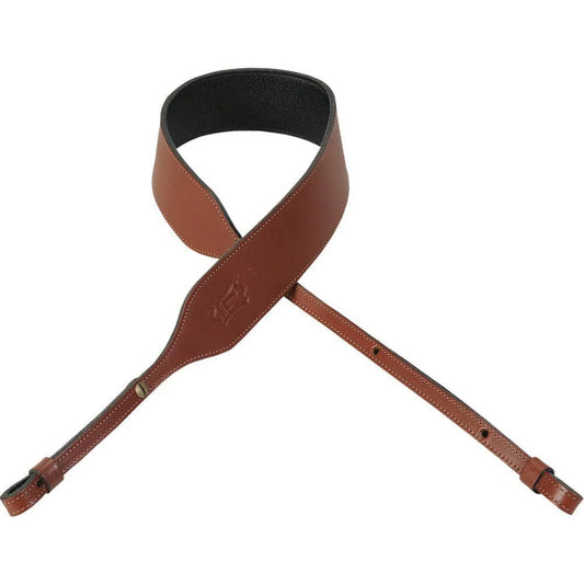 Levy’s 2” Butter Leather Banjo Strap - Black