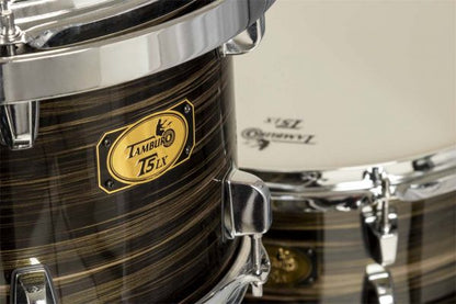 Tamburo TB T5LXP20WGBK Drum Set T5LX series (5-piece, 20" Bass Drum) - Wood Grain Black Finish