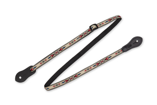 Levy's Leathers - MJ19UKE-003 - 1/2" Wide Jacquard Mandolin/ukulele Strap.