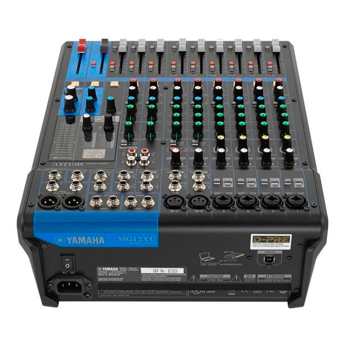 Yamaha MG12XU 12-Channel Analog Mixer with USB and Effects – Risko