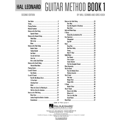 Hal Leonard Guitar Method Book 1