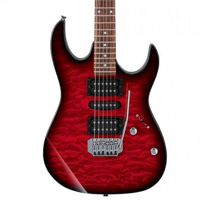 Ibanez Gio GRX70QA Electric Guitar - Transparent Red Burst