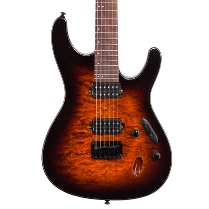 Ibanez S Series S621QM Electric Guitar in Dragon Eye Burst