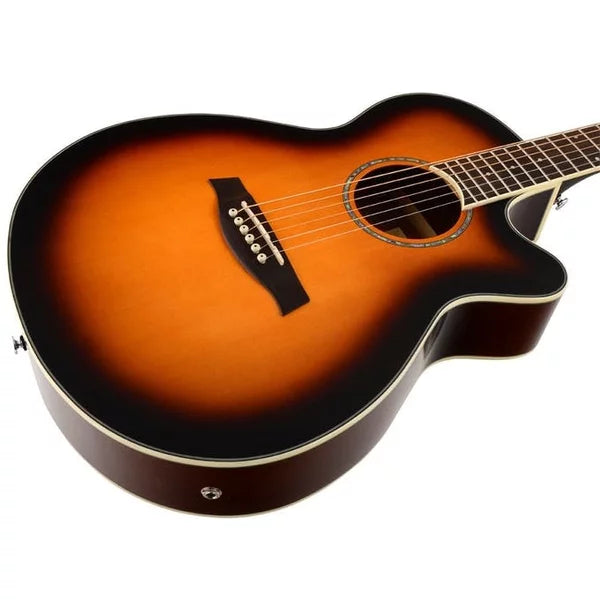 Ibanez AEG10II Cutaway Acoustic-electric guitar in Vintage Sunburst