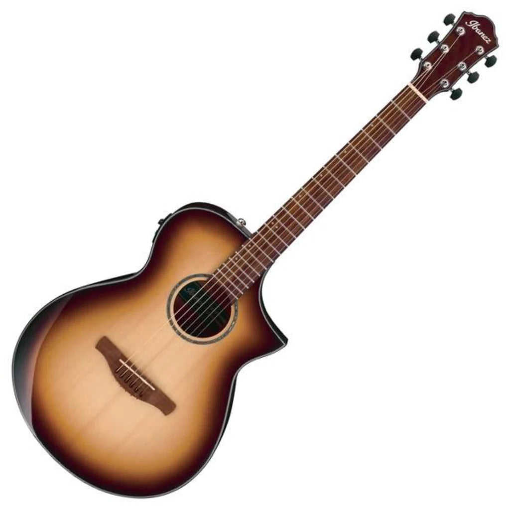 Ibanez AEWC300 Acoustic-Electric Guitar - Natural Browned Burst High Gloss