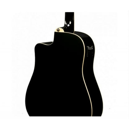 Ibanez PF15ECE Cutaway Dreadnought Acoustic/Electric Guitar - Black High Gloss