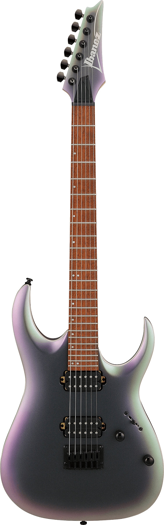 Ibanez Standard RGA42EX Electric Guitar in Black Aurora Burst Matte