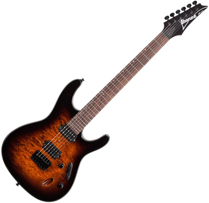 Ibanez S Series S621QM Electric Guitar in Dragon Eye Burst