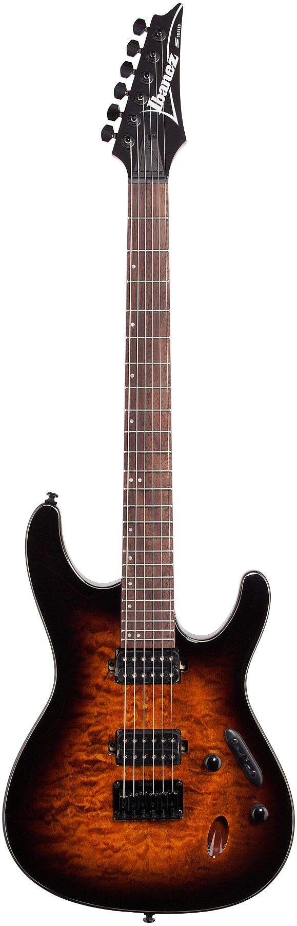 Ibanez S Series S621QM Electric Guitar in Dragon Eye Burst