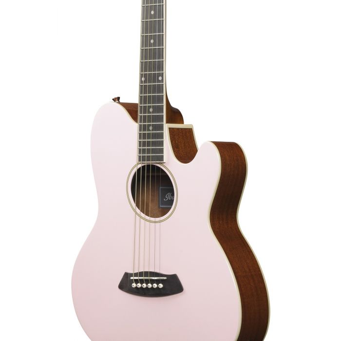 Ibanez Talman TCY10E Acoustic-electric Guitar - Pastel Pink