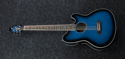 Ibanez TCY10E Talman Acoustic Electric Guitar - Transparent Blue Sunburst