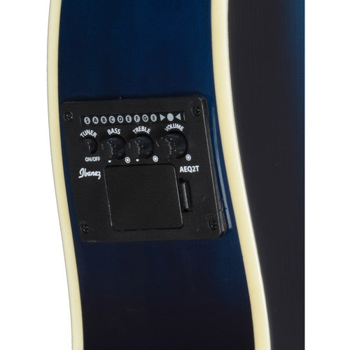 Ibanez TCY10E Talman Acoustic Electric Guitar - Transparent Blue Sunburst