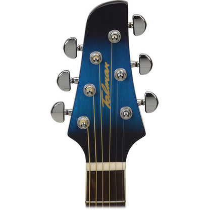 Ibanez TCY10E Talman Acoustic Electric Guitar - Transparent Blue Sunburst