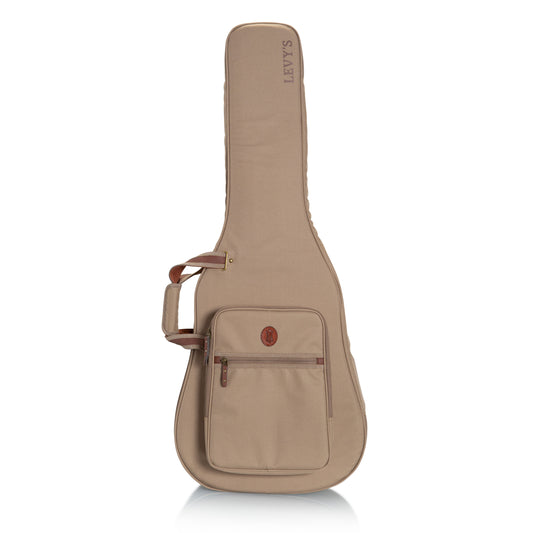 Levy's Deluxe Gig Bag for Dread Guitars - Tan