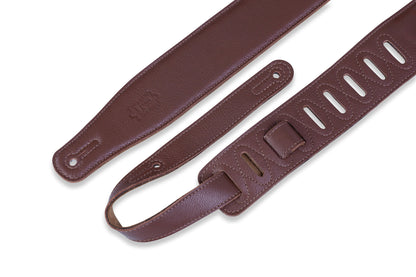 Levy's Leathers - M26GF-BRN - 2 1/2" Wide Brown Garment Leather Guitar Strap