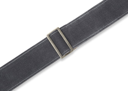 2" Wide Waxed Canvas Guitar Strap