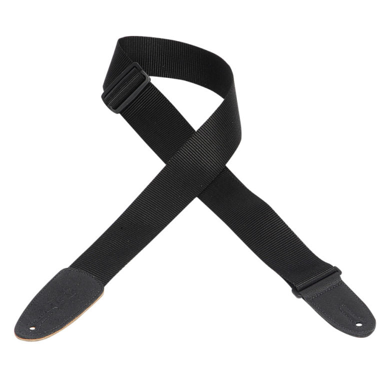 Levy's Leathers - M8-BLK - 2" Wide Black Polypropylene Guitar Strap - Risko Music