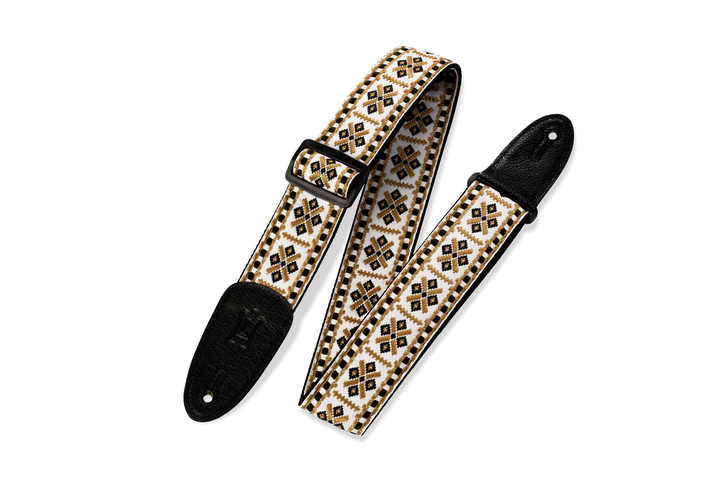 2" Wide Jacquard Guitar Strap.