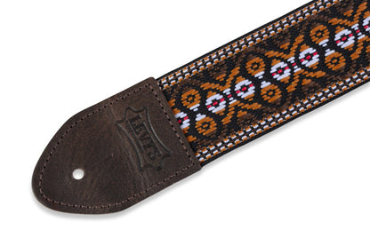 2" Wide Jacquard Guitar Strap.