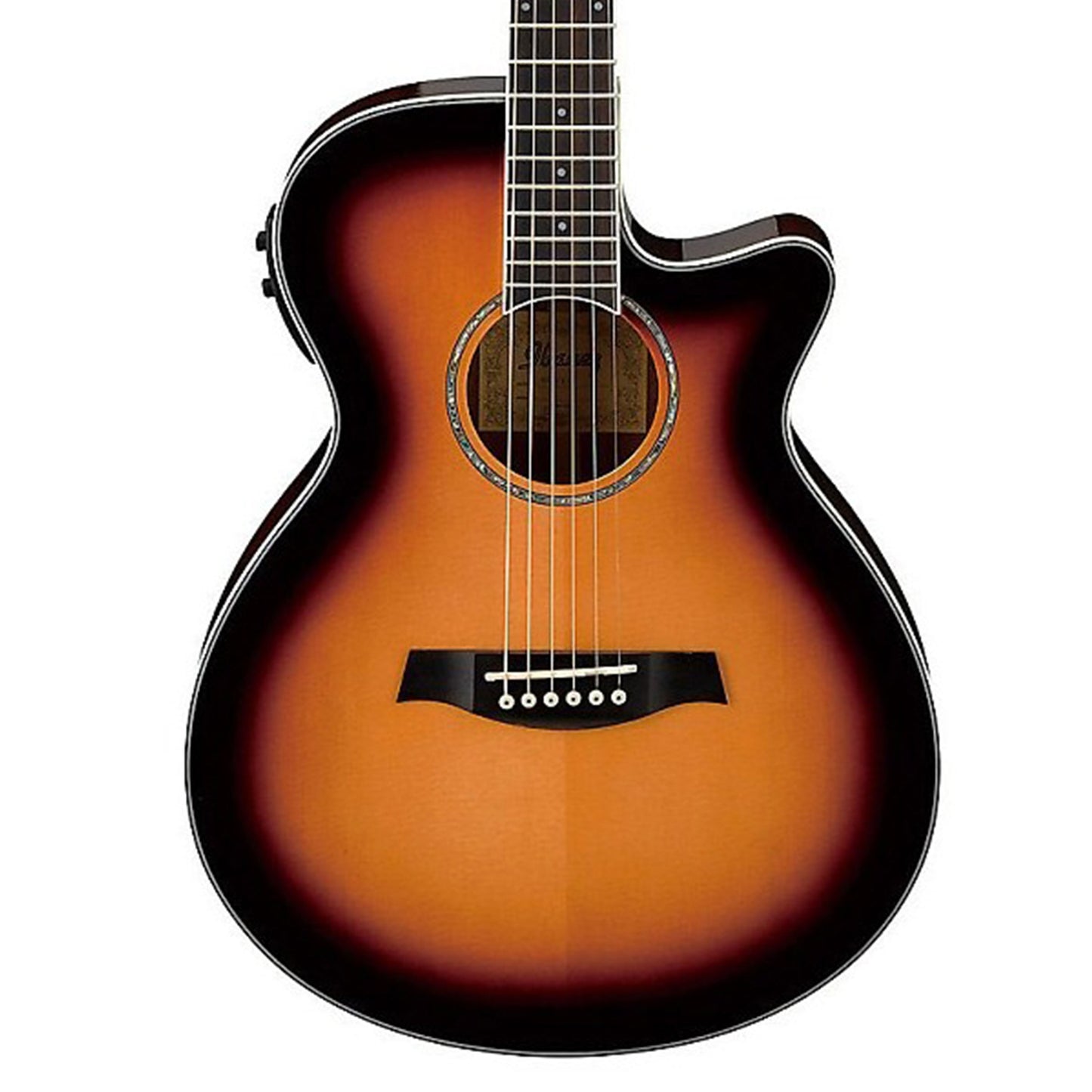 Ibanez AEG10II Cutaway Acoustic-electric guitar in Vintage Sunburst