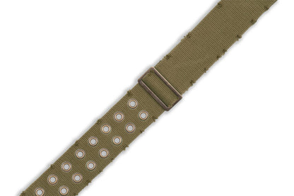 Levy's Leathers - MC8TWEY-GRN - 2" Wide Green Cotton Guitar Strap