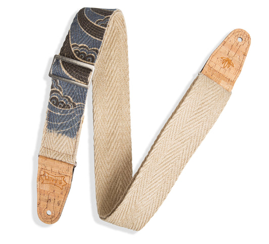 Levy's Leathers - MH8P-001 - 2 inch Wide Hemp Guitar Strap