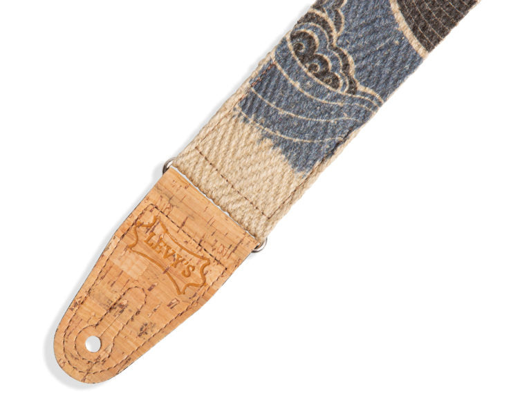 Levy's Leathers - MH8P-001 - 2 inch Wide Hemp Guitar Strap