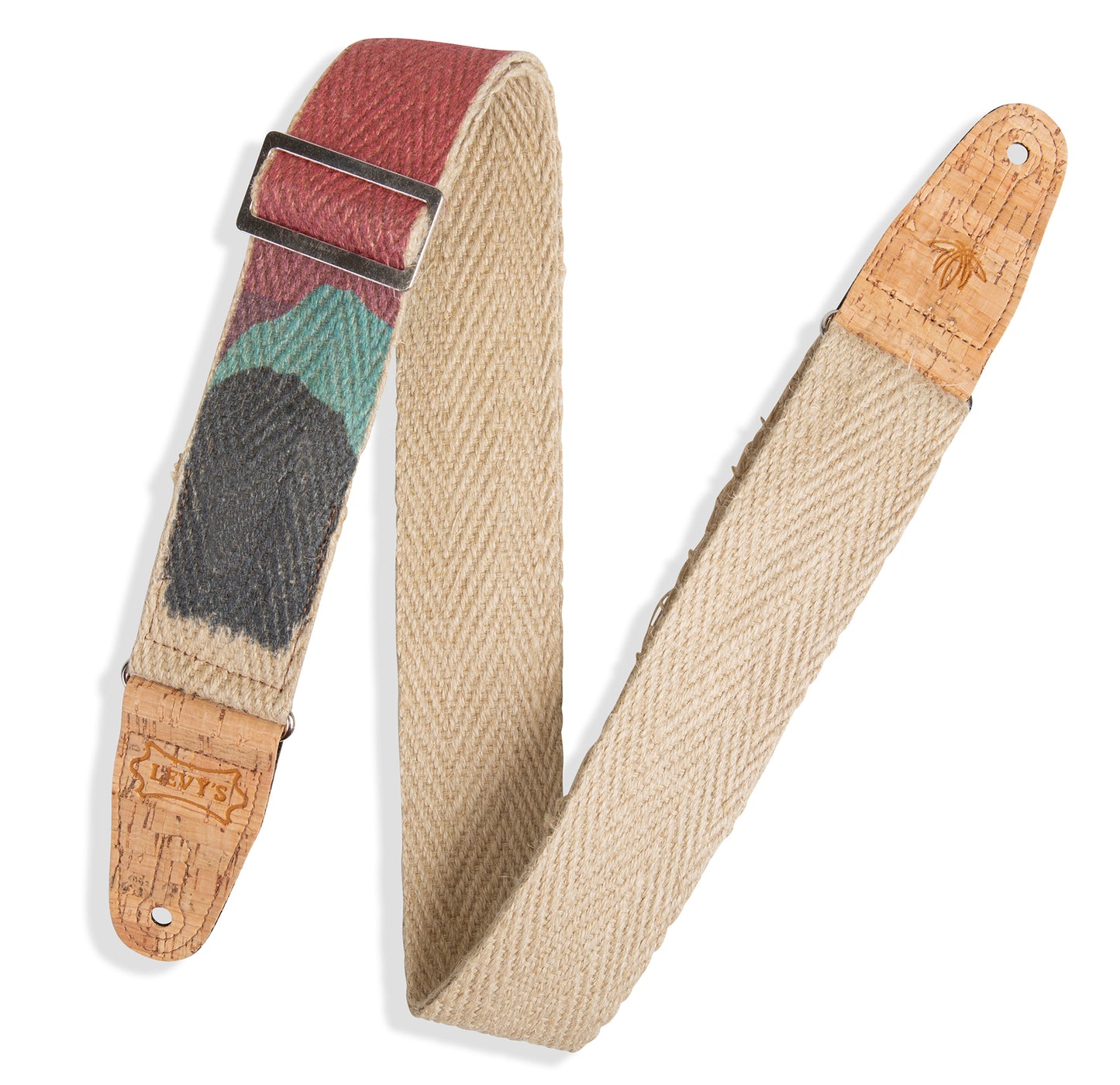 Levy's Leathers - MH8P-003 - 2 inch Wide Hemp Guitar Strap.