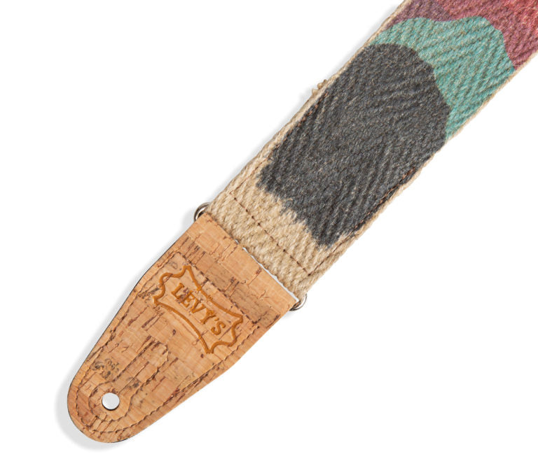 Levy's Leathers - MH8P-003 - 2 inch Wide Hemp Guitar Strap.