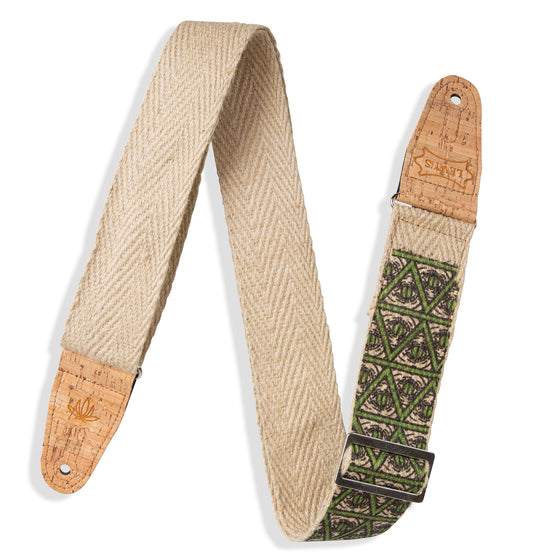 Levy's Leathers - MH8P-005 - 2 inch Wide Hemp Guitar Strap