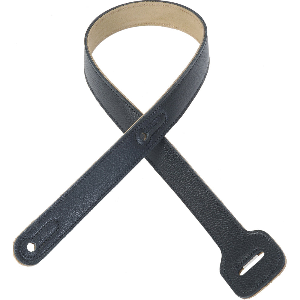 Levy's Leathers - MMGSXL-2.5-BLK - 1 1/8" Wide Black Garment Leather Adj Feed-thru