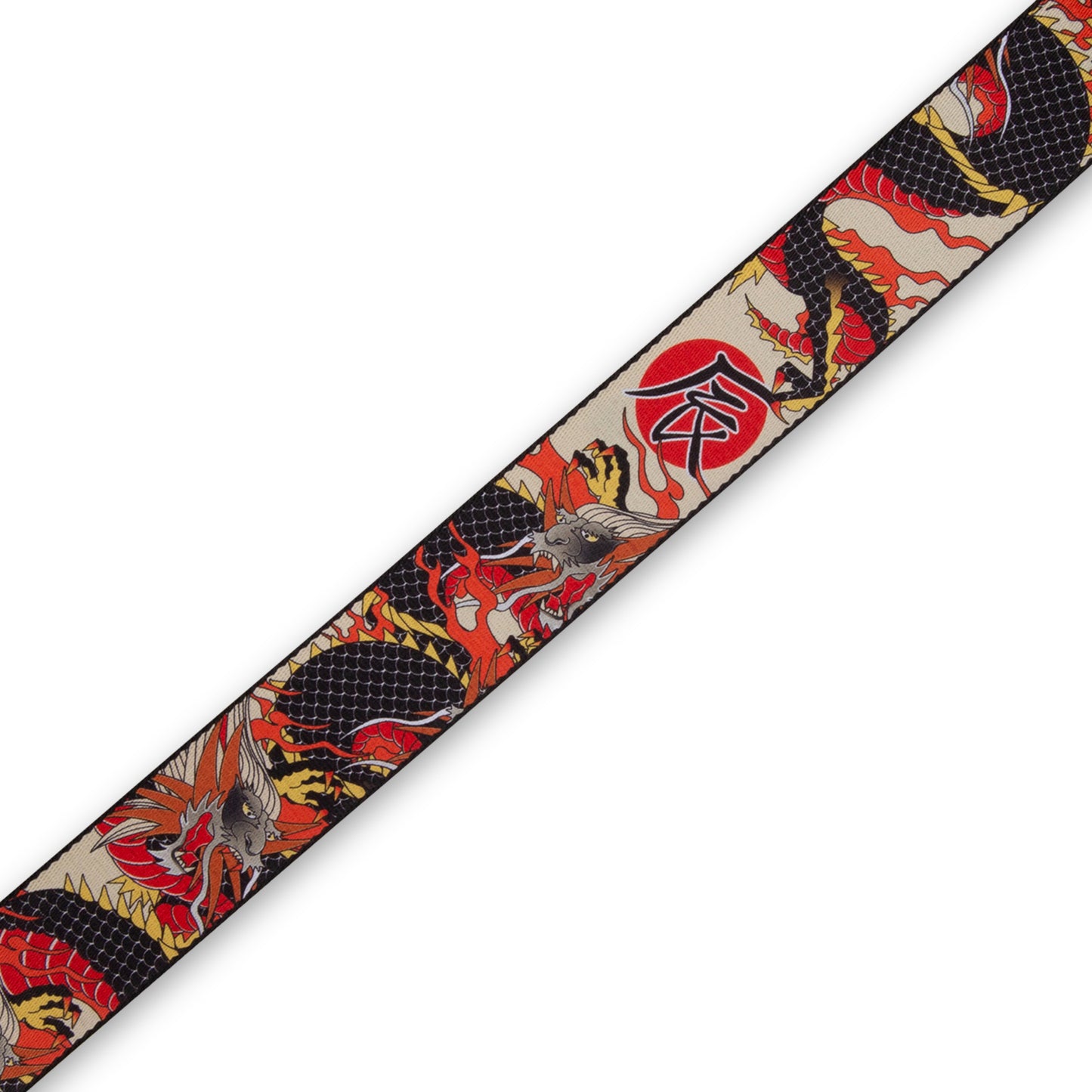 Polyester Guitar Strap Japanese Traditional Dragon