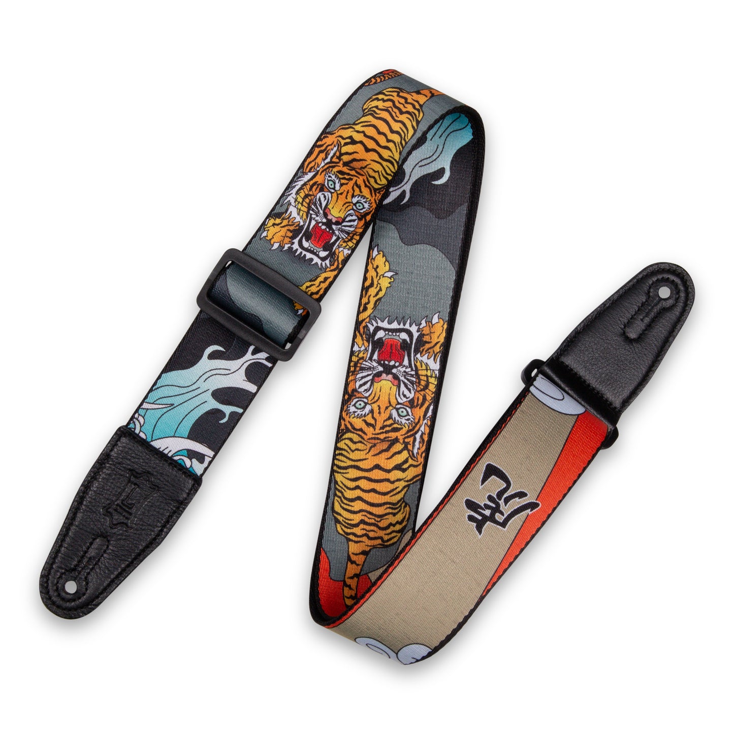 Polyester Guitar Strap Japanese Traditional Tiger