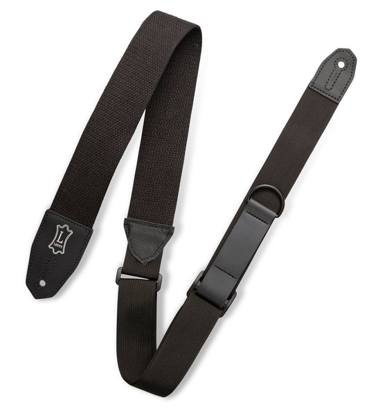 Levy's Leathers - MRHC-BLK - 2" Wide Cotton RipChord™ Guitar Strap.