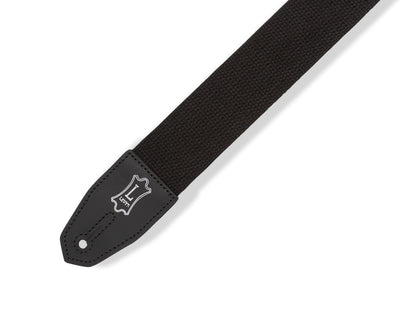 Levy's Leathers - MRHC-BLK - 2" Wide Cotton RipChord™ Guitar Strap.