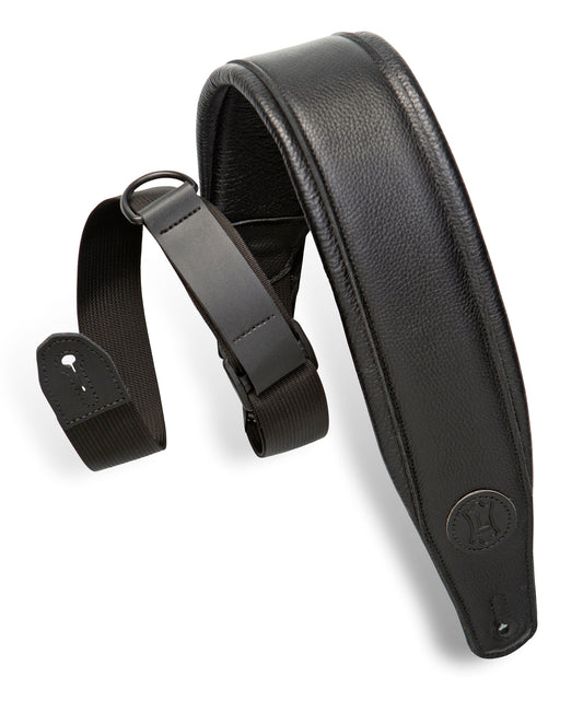 Levy's Leathers - MRHGP-BLK - 3.5" Wide RipChord™ Guitar Strap