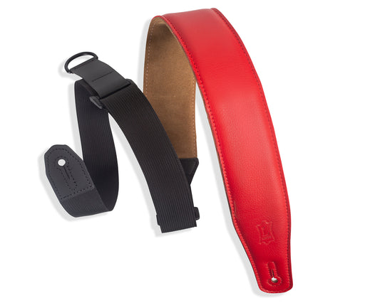 Levy's Leathers - MRHGS-RED - 2 1/2" Garment RipChord™ Guitar Strap.