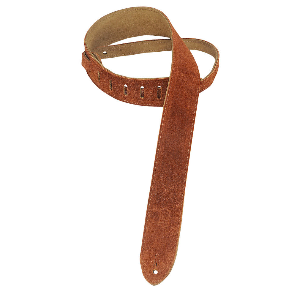 Levy's Leathers - MS12-CPR - 2" Wide Copper Suede Guitar Strap