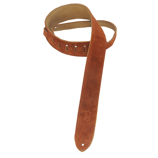 Levy's Leathers - MS12-CPR - 2" Wide Copper Suede Guitar Strap