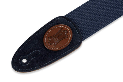 2" Wide Navy Cotton Guitar Strap.