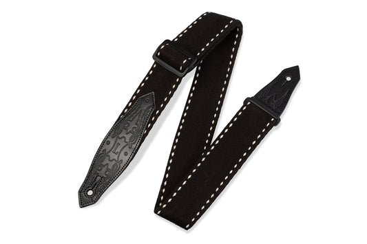 Levy's Leathers - MSSC80-BLK Guitar Strap - Risko Music