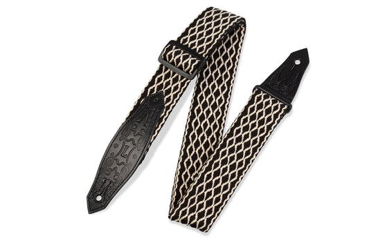 Levy's Leathers - MSSC80-BLK/WHT - Guitar Strap