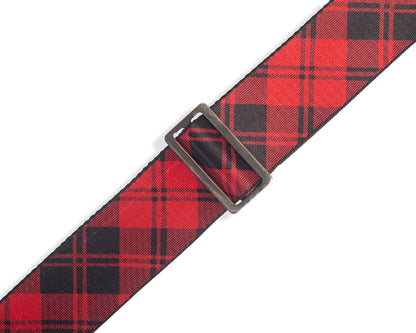 Levy's Leathers - MSSPLD8-RED - 2" Wide Polyester Guitar Strap