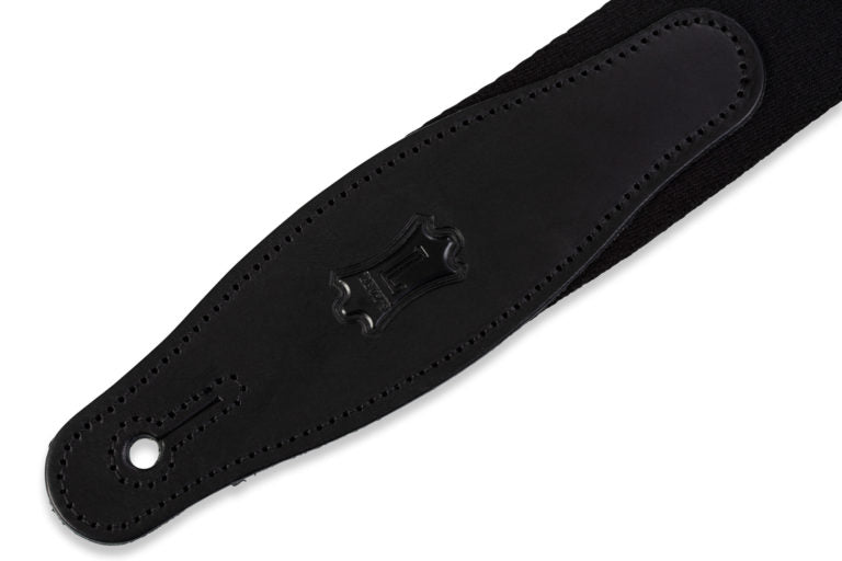 Levy's Leathers - MSSR80-BLK - 2" Wide Black Rayon Guitar Strap.