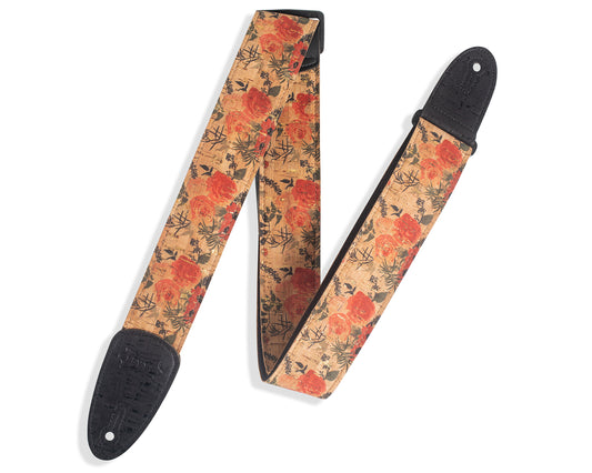 Levy's Leathers - MX8-001 - 2 inch Wide Cork Guitar Strap