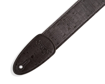 Levy's Leathers - MX8-BLK - 2 inch Wide Cork Guitar Strap