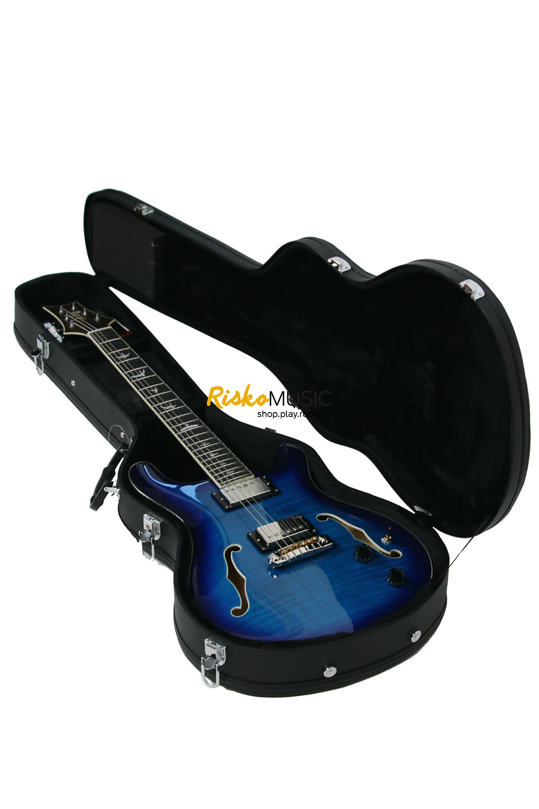 PRS - SE Hollowbody II-DC - Electric Guitar - Blue – Risko Music PRS - SE Hollowbody II-DC - Electric Guitar - Blue – Risko Music